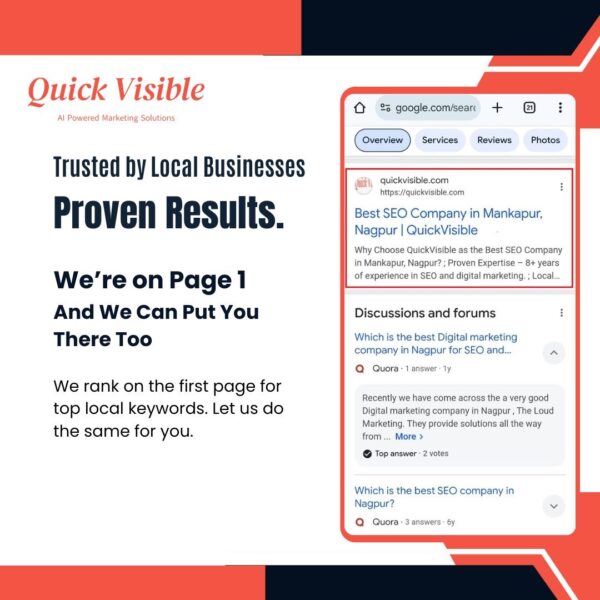 SEO backlinks plan- Quick Visible